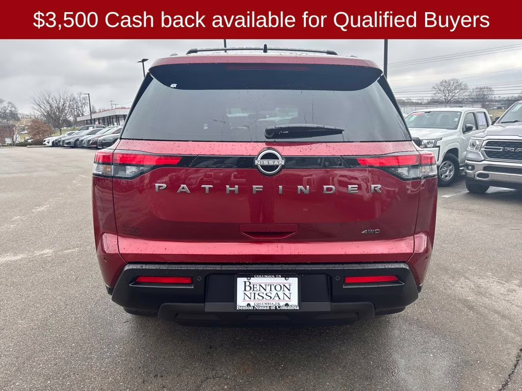 2026 Scarlet Ember Tintcoat Nissan Pathfinder SV 4X4 SUV