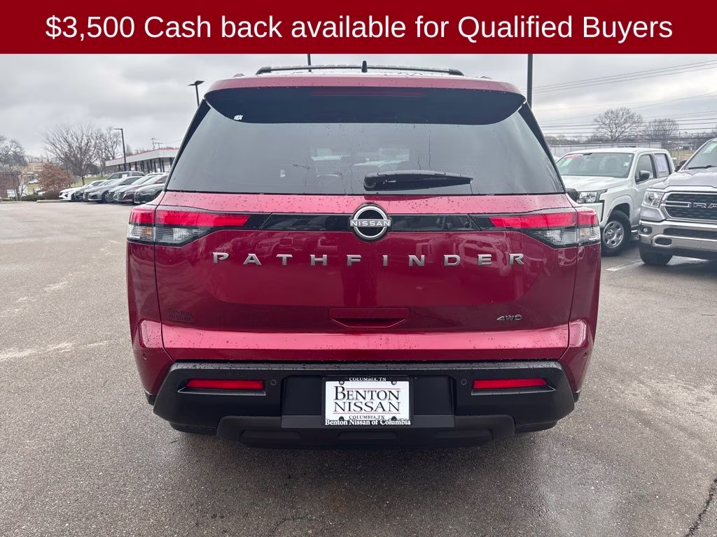 2026 Scarlet Ember Tintcoat Nissan Pathfinder SV 4X4 SUV