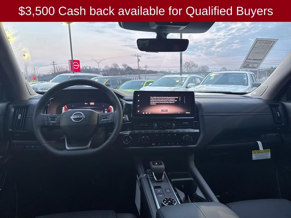 2026 Boulder Gray/Super Black Nissan Pathfinder Platinum 4X4 SUV