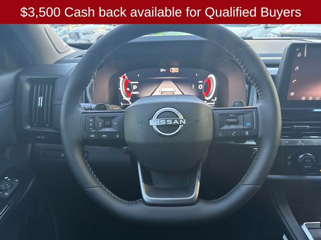 2026 Boulder Gray/Super Black Nissan Pathfinder Platinum 4X4 SUV