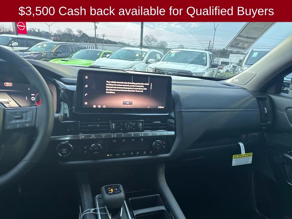 2026 Boulder Gray/Super Black Nissan Pathfinder Platinum 4X4 SUV
