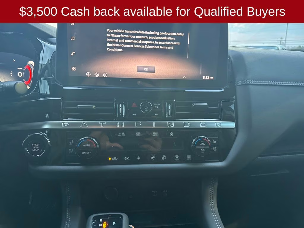 2026 Boulder Gray/Super Black Nissan Pathfinder Platinum 4X4 SUV