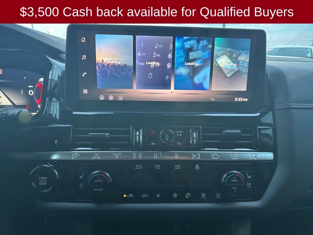 2026 Boulder Gray/Super Black Nissan Pathfinder Platinum 4X4 SUV