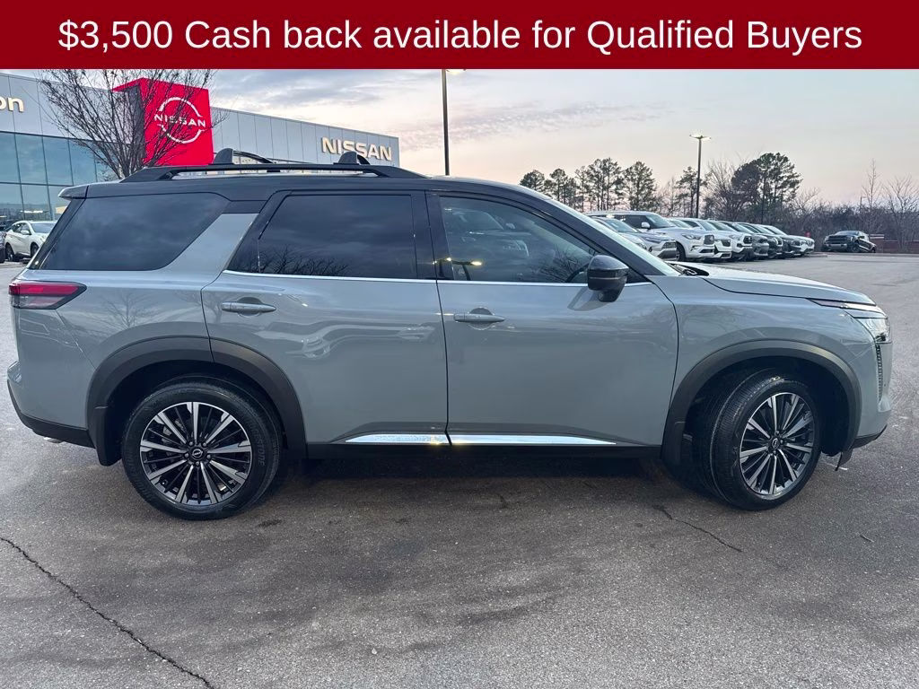 2026 Boulder Gray/Super Black Nissan Pathfinder Platinum 4X4 SUV