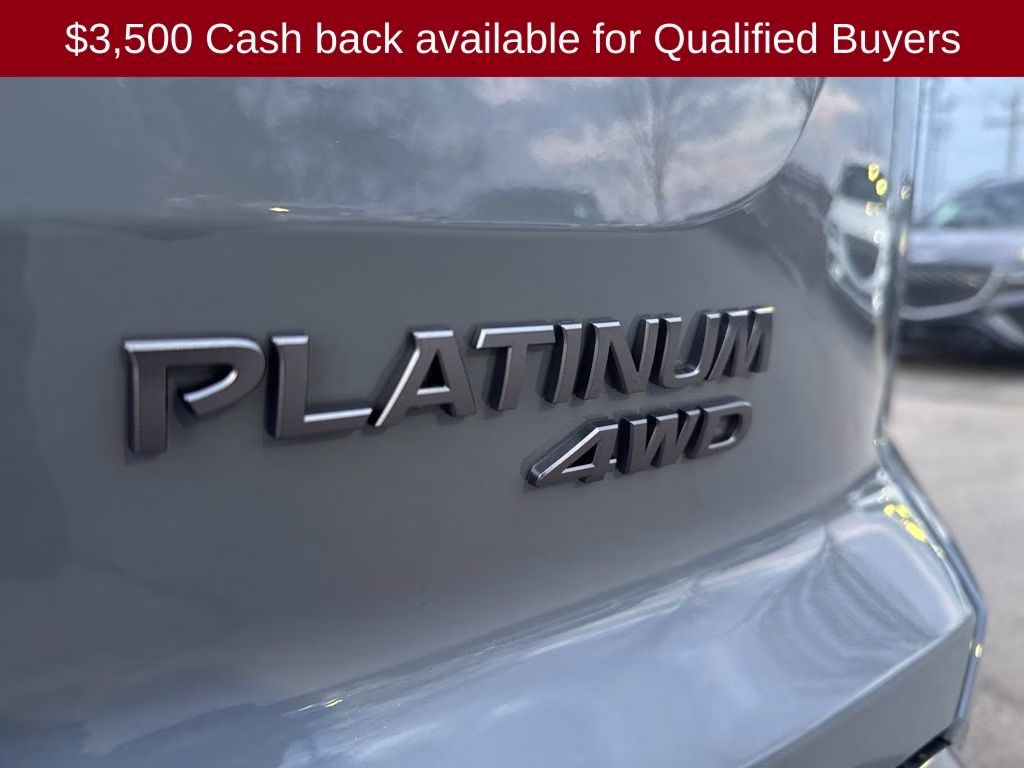 2026 Boulder Gray/Super Black Nissan Pathfinder Platinum 4X4 SUV