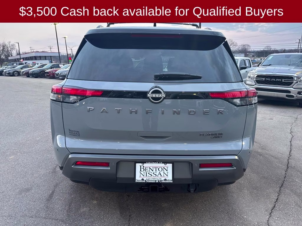 2026 Boulder Gray/Super Black Nissan Pathfinder Platinum 4X4 SUV