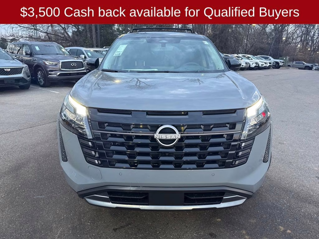 2026 Boulder Gray/Super Black Nissan Pathfinder Platinum 4X4 SUV