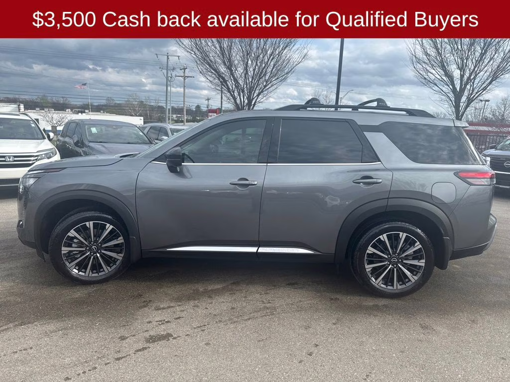 2026 Gun Metallic Nissan Pathfinder Platinum FWD SUV