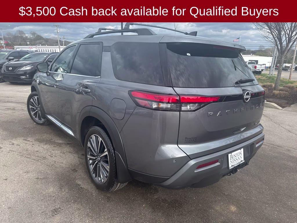 2026 Gun Metallic Nissan Pathfinder Platinum FWD SUV