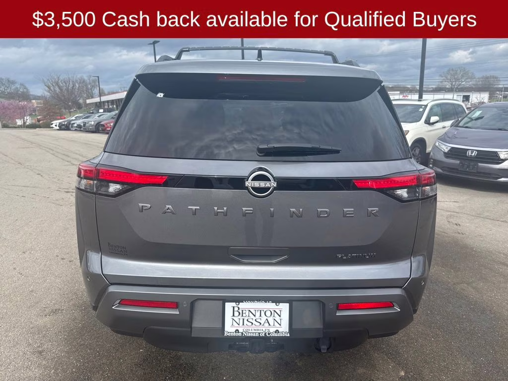 2026 Gun Metallic Nissan Pathfinder Platinum FWD SUV