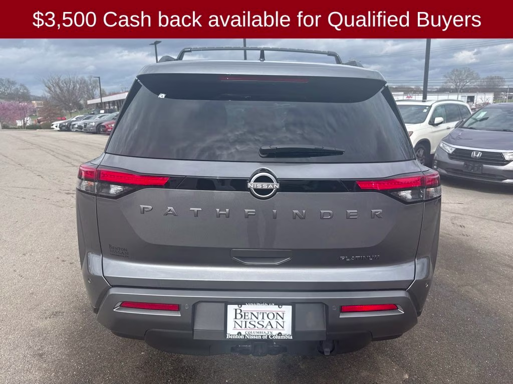 2026 Gun Metallic Nissan Pathfinder Platinum FWD SUV