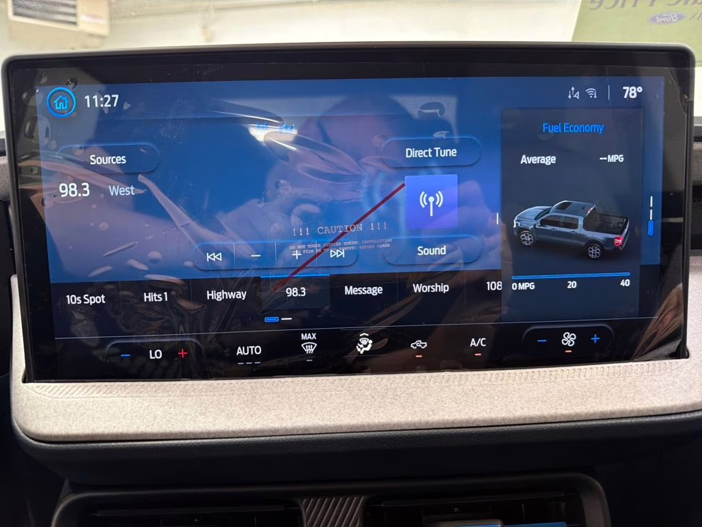 2026 AZURE GRAY TC Ford Maverick XLT FWD Truck