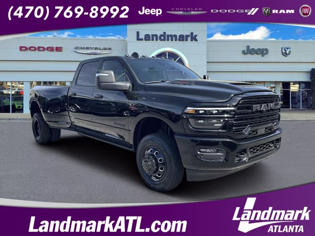 2026 Diamond Black Crystal Pearlcoat Ram 3500 Laramie 4X4 Truck