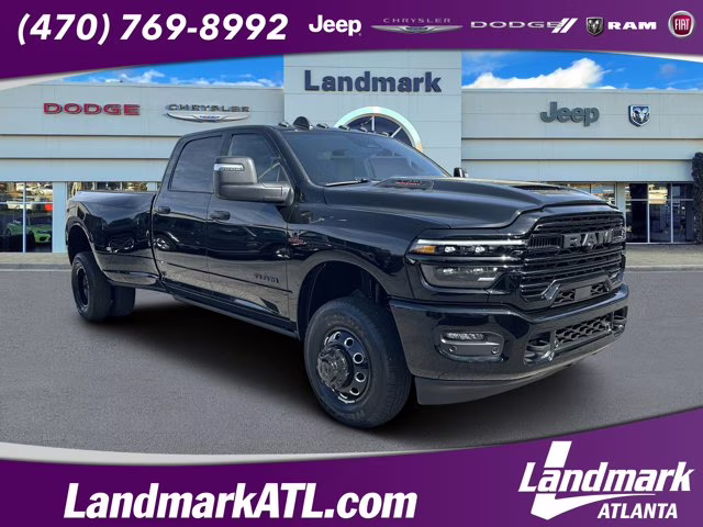 2026 Diamond Black Crystal Pearlcoat Ram 3500 Laramie 4X4 Truck