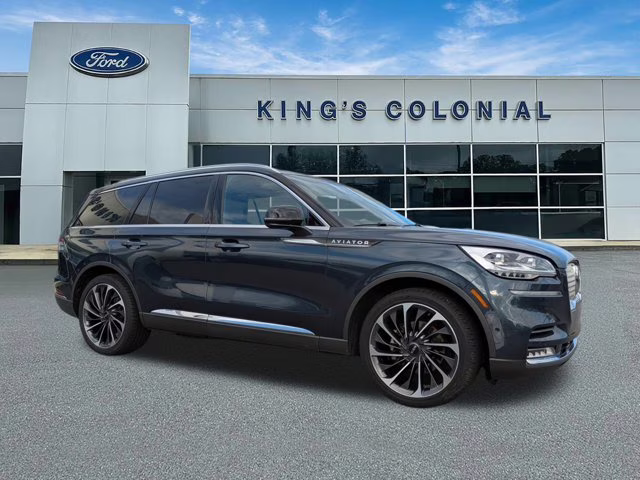 2022 Flight Blue Metallic Clearcoat Lincoln Aviator Reserve Luxury Edition w/Elements Pkg, Panoramic M AWD SUV