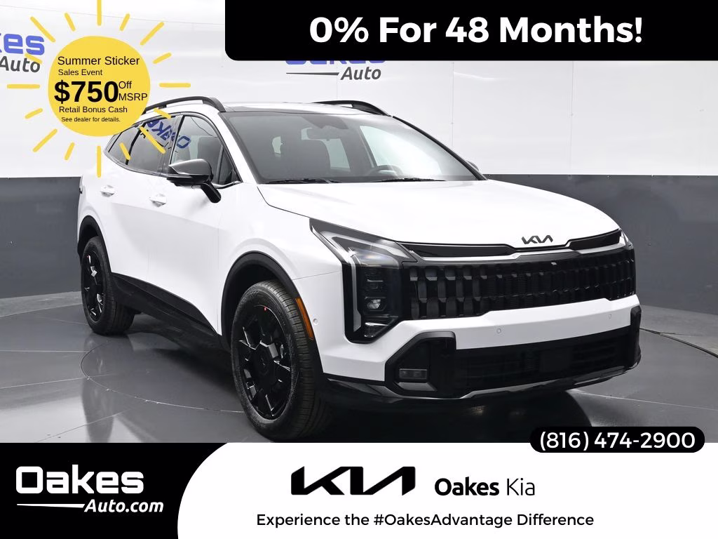 2026 Glacial White Pearl Kia Sportage X-Line AWD SUV