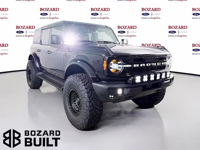 2026 Shadow Black Ford Bronco Outer Banks Bozard Built 4X4 SUV