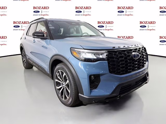 2026 Vapor Blue Metallic Ford Explorer ST-Line RWD SUV