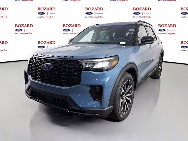 2026 Vapor Blue Metallic Ford Explorer ST-Line RWD SUV