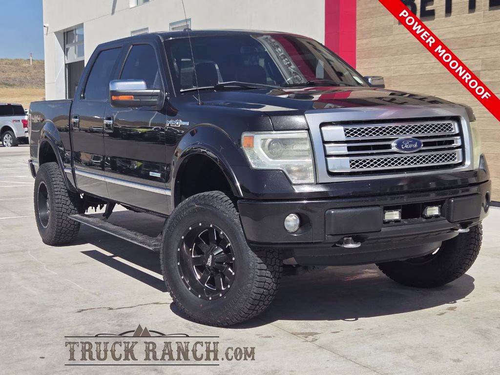 2014 Tuxedo Black Metallic Ford F-150 Platinum 4X4 Truck