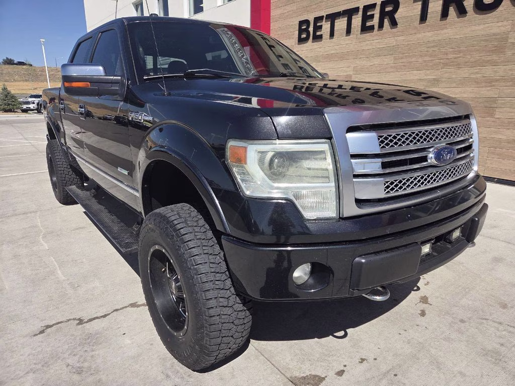 2014 Tuxedo Black Metallic Ford F-150 Platinum 4X4 Truck