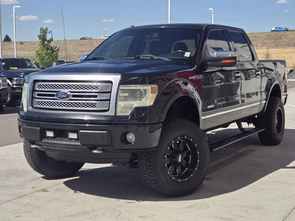 2014 Tuxedo Black Metallic Ford F-150 Platinum 4X4 Truck