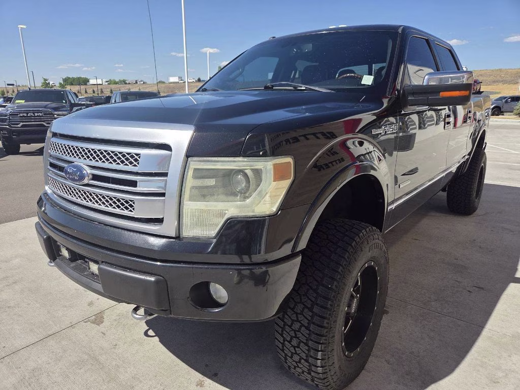 2014 Tuxedo Black Metallic Ford F-150 Platinum 4X4 Truck