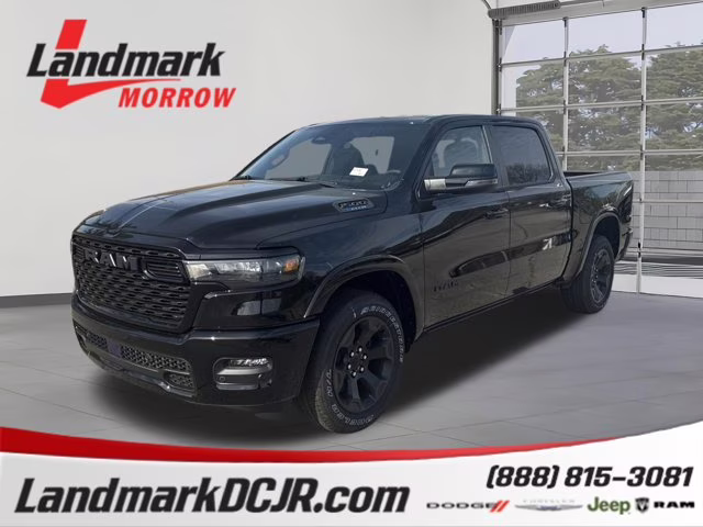 2026 Diamond Black Crystal Pearlcoat Ram 1500 Big Horn RWD Truck