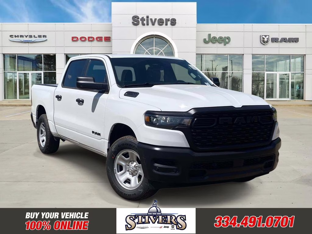 2026 Bright White Clearcoat Ram 1500 Tradesman 4X4 Truck