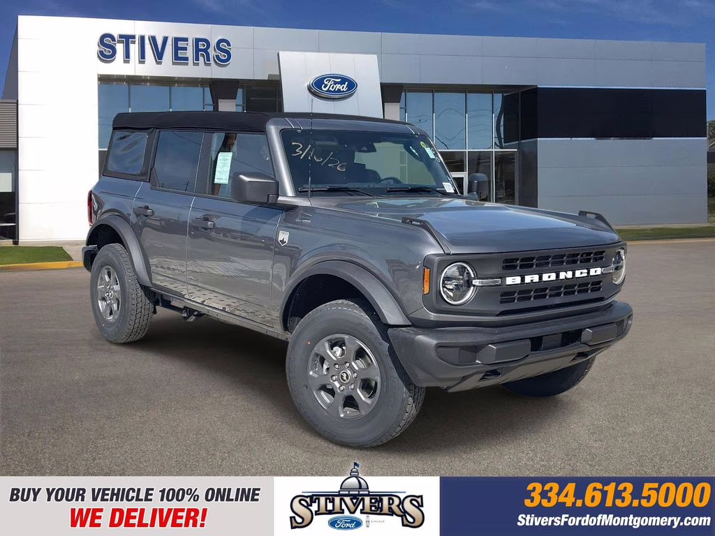 2026 Carbonized Gray Metallic Ford Bronco Big Bend 4X4 SUV