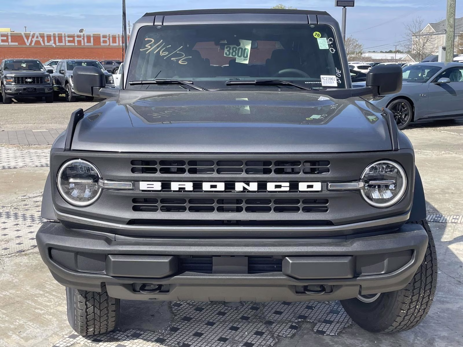 2026 Carbonized Gray Metallic Ford Bronco Big Bend 4X4 SUV