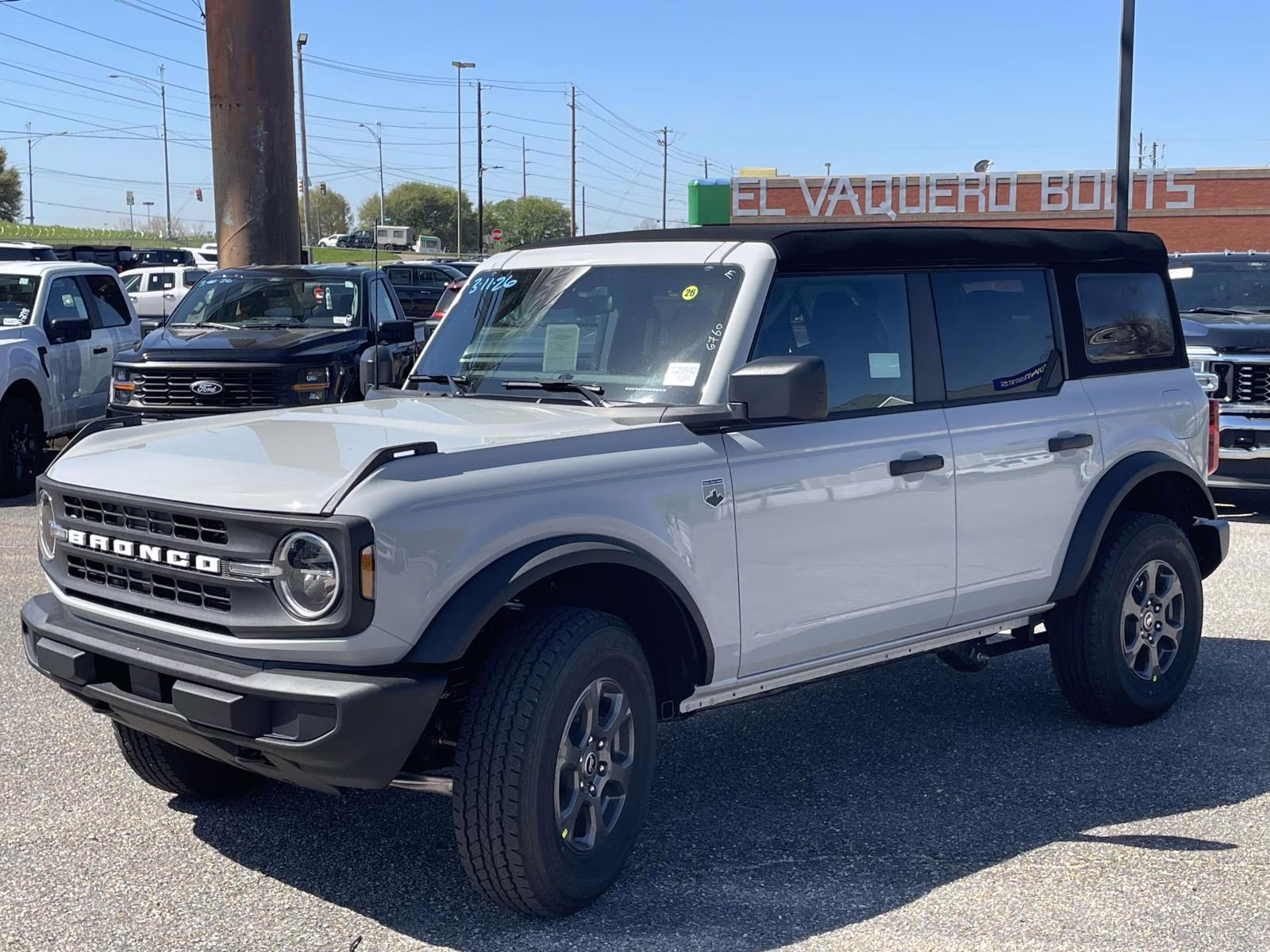 2026 Avalanche Gray Ford Bronco Big Bend 4X4 SUV