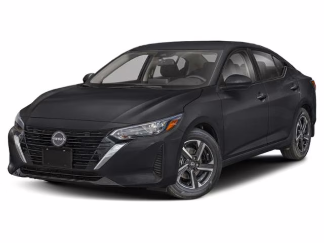 2025 Black Nissan Sentra SV FWD Sedan