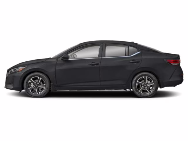 2025 Black Nissan Sentra SV FWD Sedan