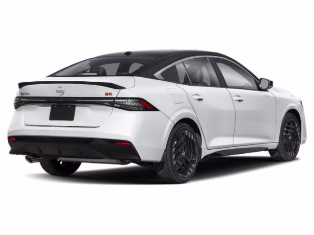 2026 Aspen White Tricoat/Super Black Nissan Sentra SR Sedan *Ltd Avail* FWD Sedan