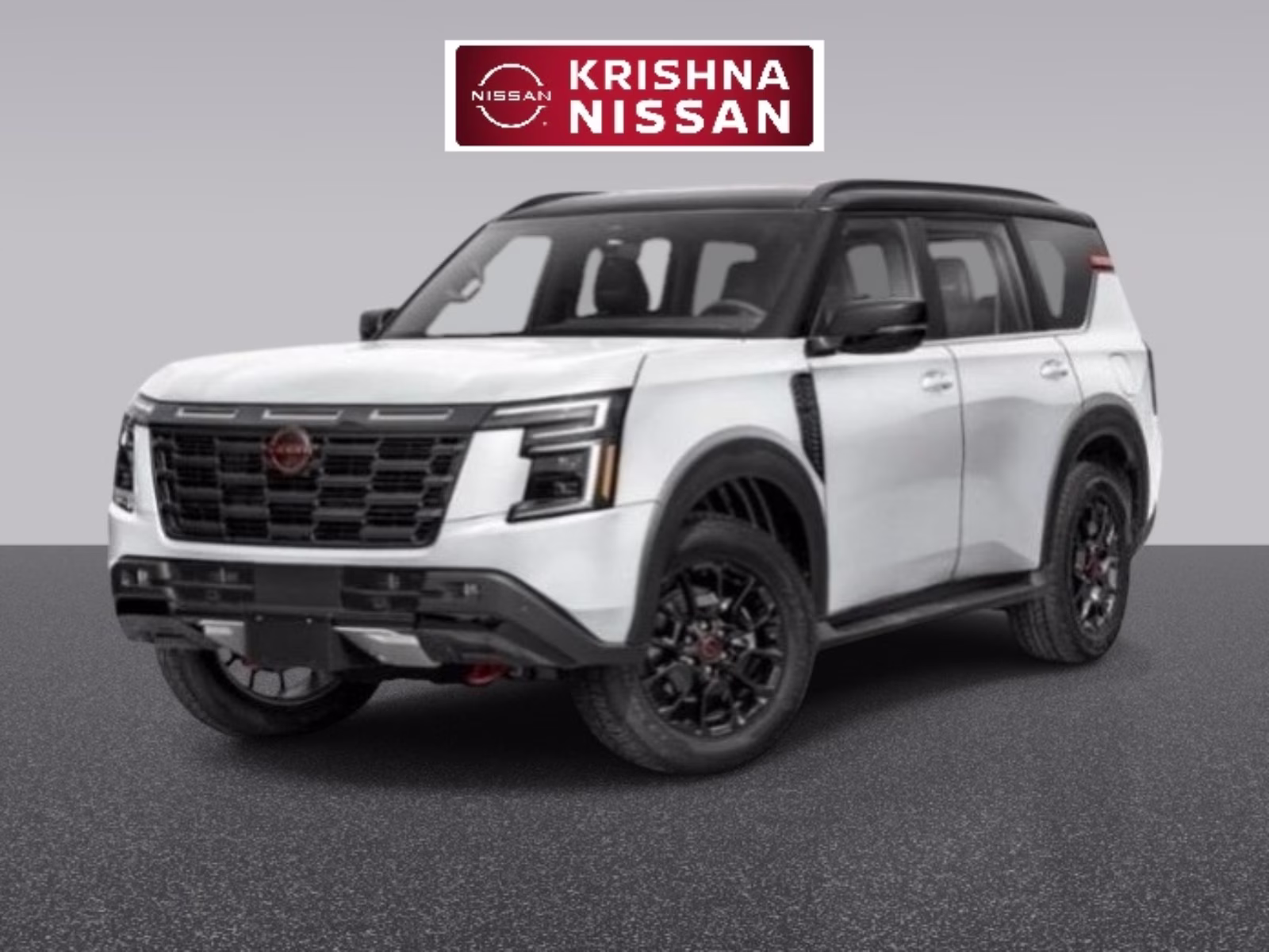 2025 Aspen White Tricoat/Super Black Nissan Armada 4x4 PRO-4X 4X4 SUV