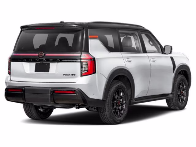 2025 Aspen White Tricoat/Super Black Nissan Armada 4x4 PRO-4X 4X4 SUV