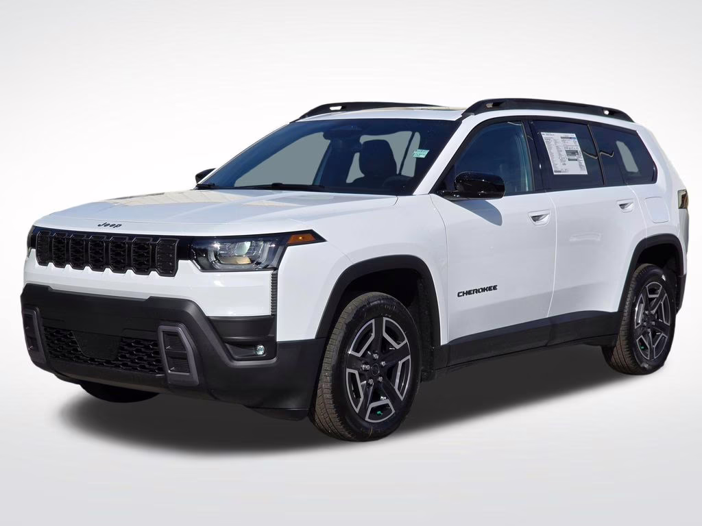 2026 Bright White Clearcoat Jeep Cherokee Limited 4X4 SUV