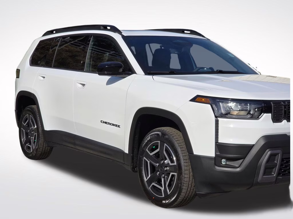 2026 Bright White Clearcoat Jeep Cherokee Limited 4X4 SUV