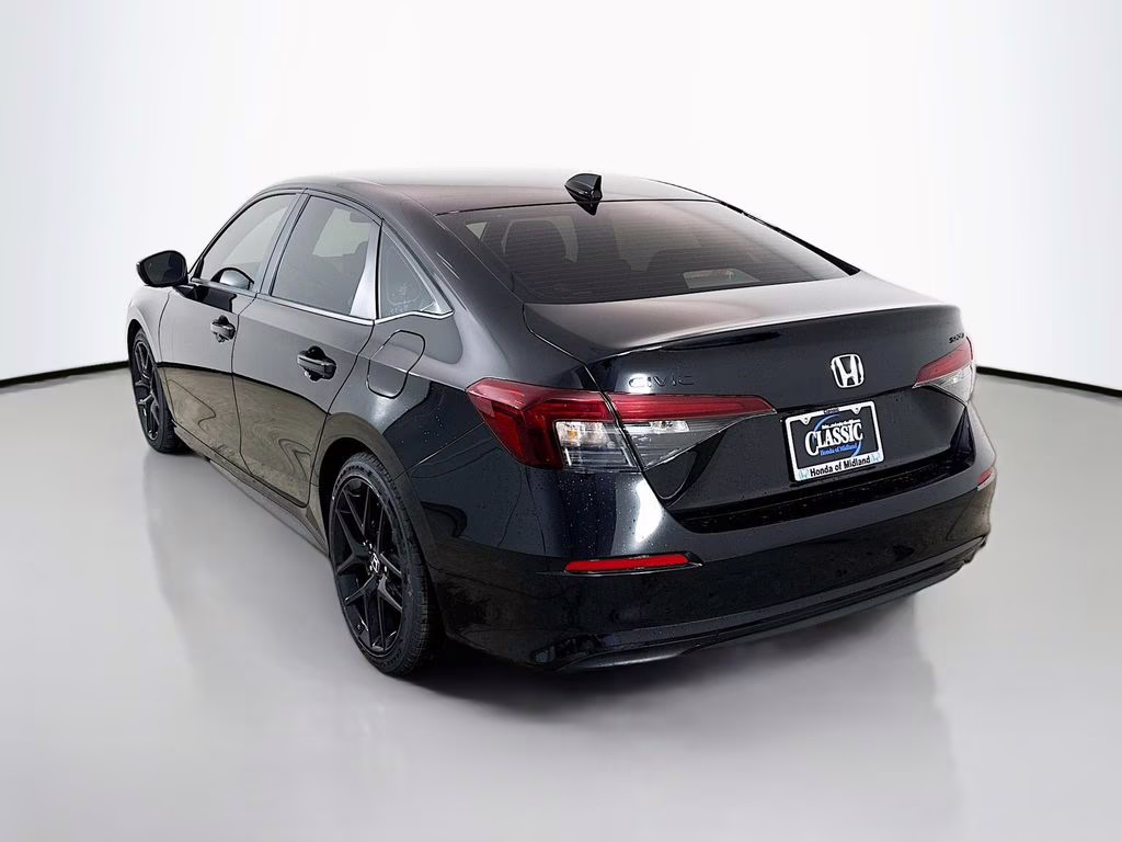 2026 Crystal Black Pearl Honda Civic Sport FWD Sedan
