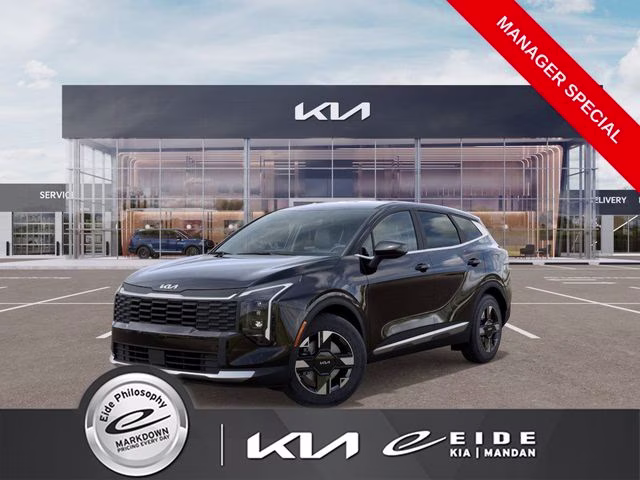 2026 Ebony Black Kia Sportage LX AWD SUV
