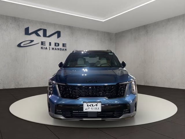 2026 Mineral Blue Kia Sorento Hybrid X-Line SX Prestige AWD SUV