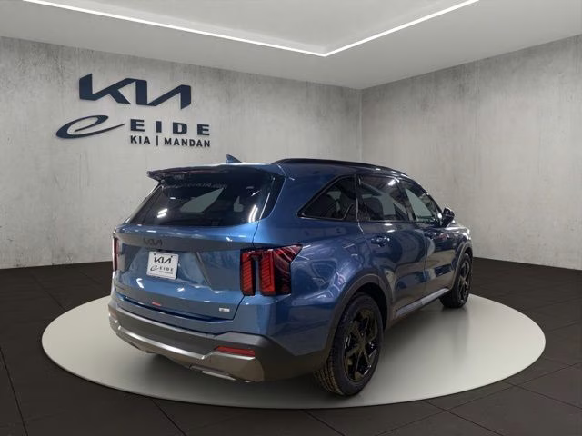 2026 Mineral Blue Kia Sorento Hybrid X-Line SX Prestige AWD SUV