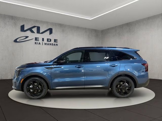 2026 Mineral Blue Kia Sorento Hybrid X-Line SX Prestige AWD SUV