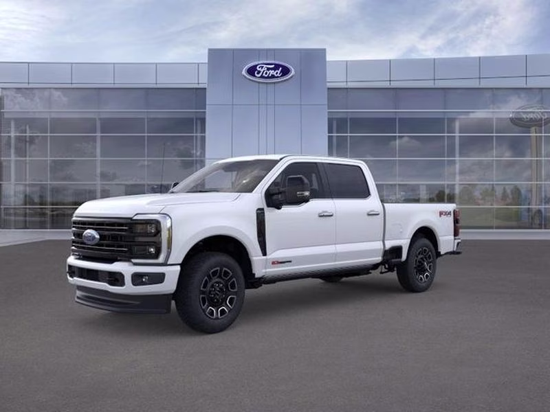 2026 Star White Metallic Tri-Coat Ford Super Duty F-250 SRW Platinum 4X4 Truck