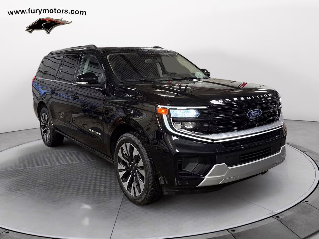 2025 Black Metallic Ford Expedition Max Platinum w/Bluecruise & Drivers Pkg 4X4 SUV