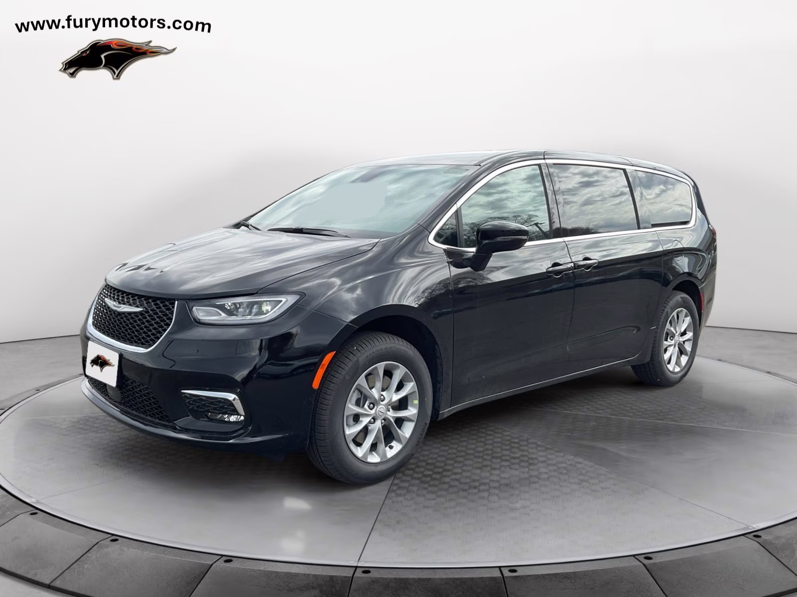 2026 Diamond Black Crystal Pearlcoat Chrysler Pacifica Select AWD Van