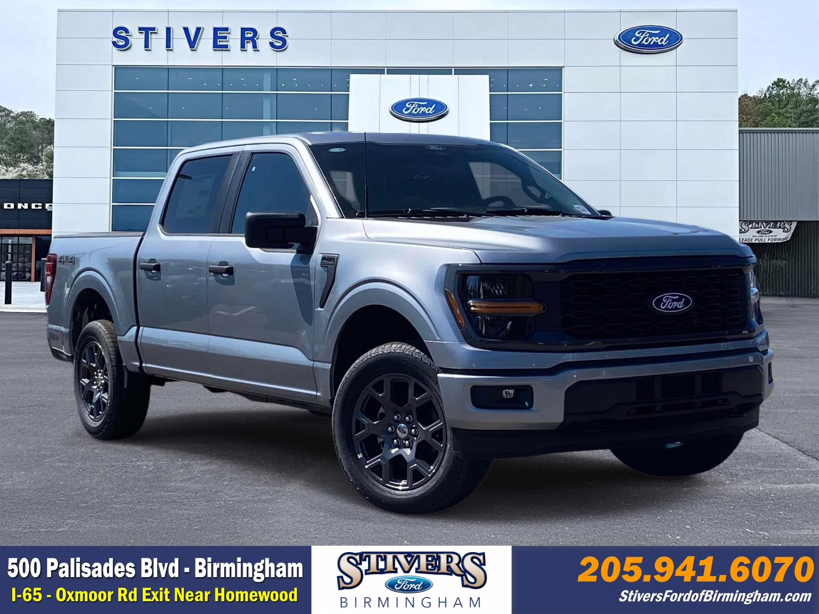 2026 Silver Metallic Ford F-150 STX 4X4 Truck