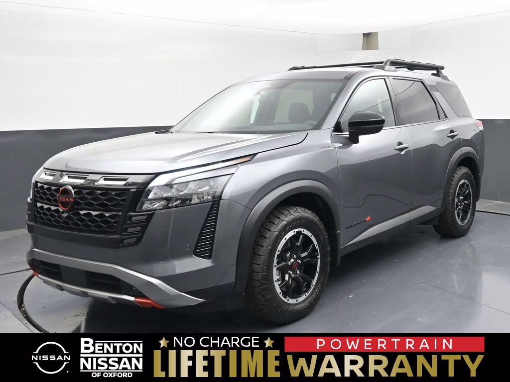 2026 Gun Metallic Nissan Pathfinder Rock Creek 4X4 SUV