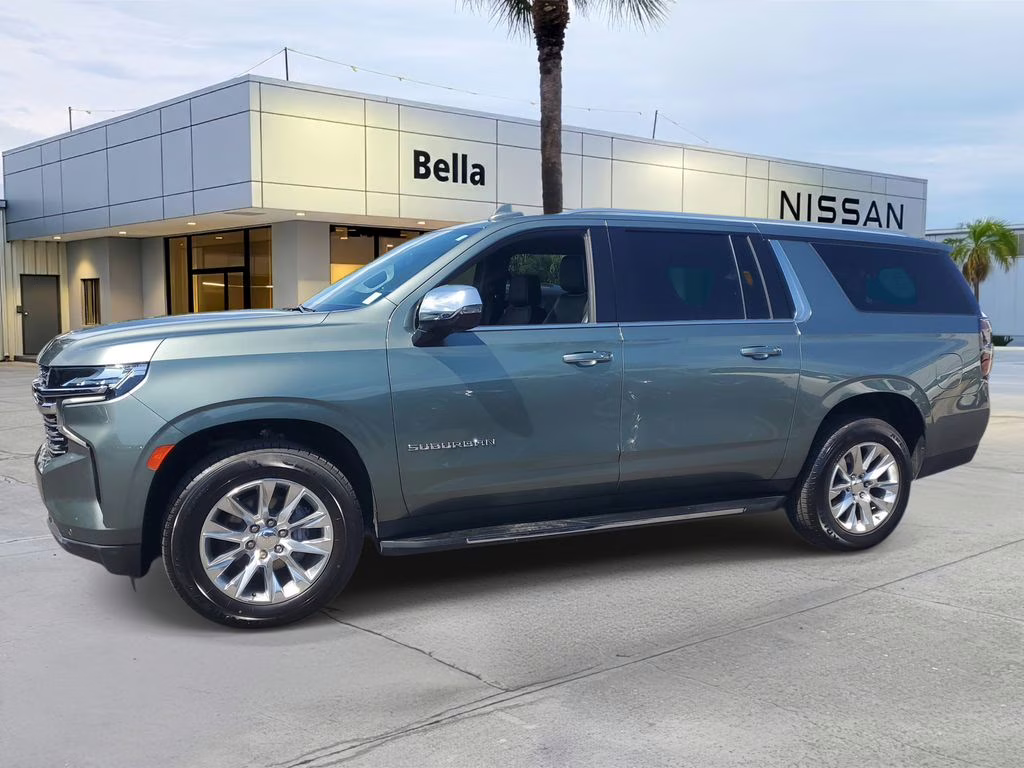 2023 Silver Sage Metallic Chevrolet Suburban Premier RWD SUV